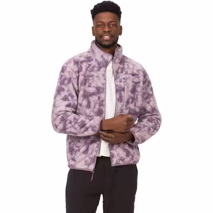 Aros Printed Fleece Jacket - Men's