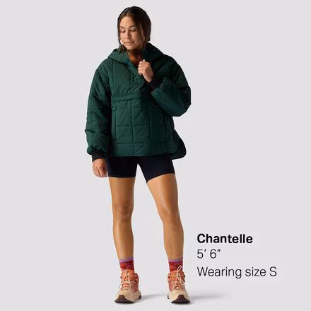 Quilted 1/2 Snap Pullover - Women's