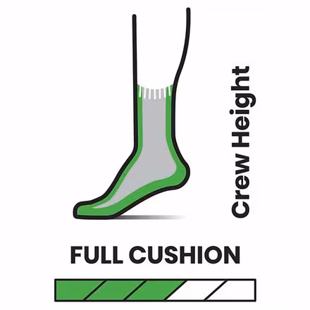 Full Cushion Striped Crew Sock - Kids'
