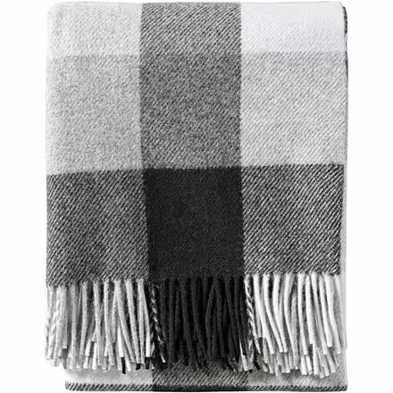 Eco-Wise Wool Washable Fringe Throw Blanket