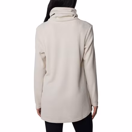 Holly Hideaway Waffle Cowl Neck Pullover - Women's