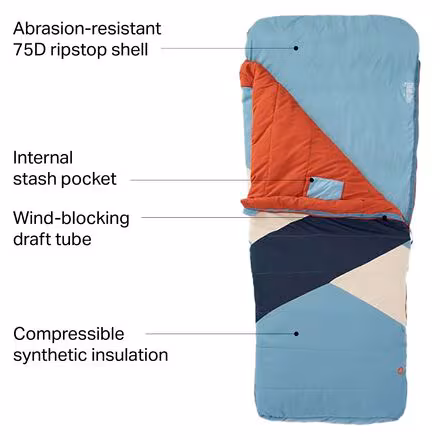 Idlewild 30 Sleeping Bag: 30F Synthetic