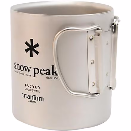 Titanium Double Wall Cup 600