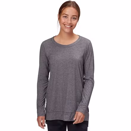 Glorya Side Slit Long-Sleeve Top - Women's