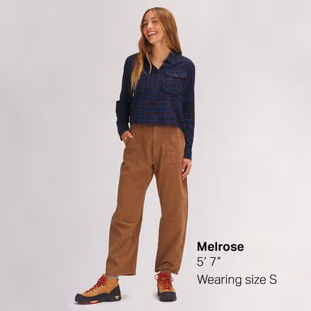 Daily Crop Flannel - Women's