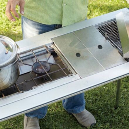 Iron Grill Table Four Unit Frame