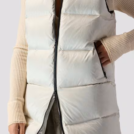 Long Down Parka Vest - Women's