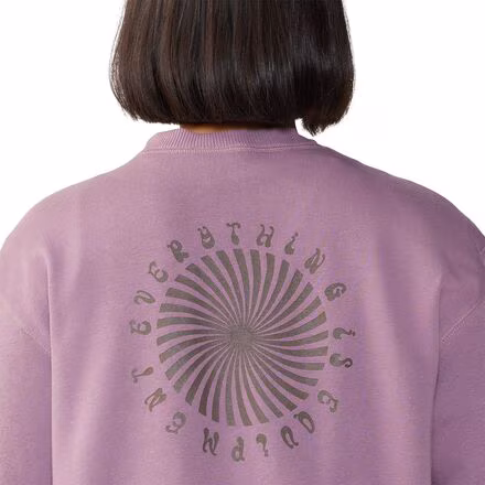 Spiral Pullover Crew Sweatshirt - Women's