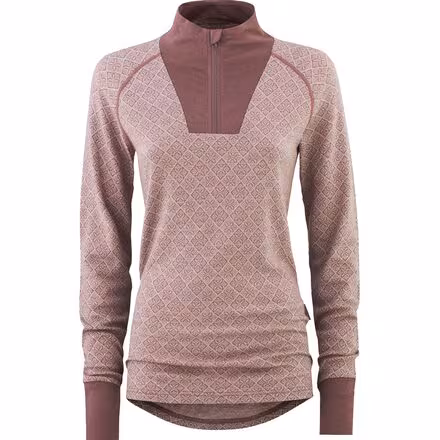 Voss Cashmere Mix 1/2-Zip Top - Women's