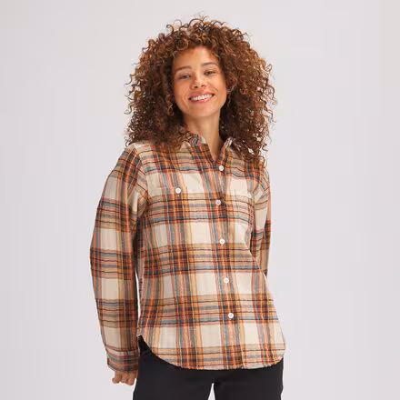 Plaid Flannel Shirt - Women's