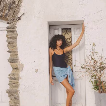 Classic Minimal One Piece Swimsuit - Women's