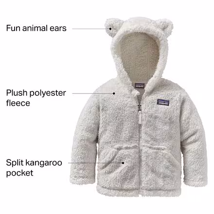 Furry Friends Fleece Hooded Jacket - Infants'