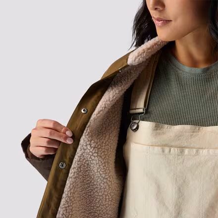 Patchwork Overcoat - Women's