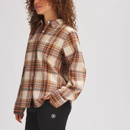 Plaid Flannel Shirt - Women's
