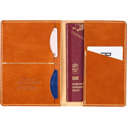 Leather Passport Cover- Men's