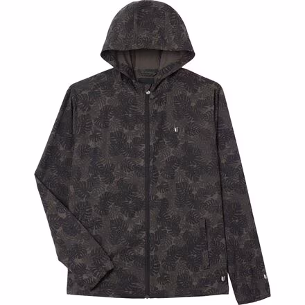 Solana Full-Zip Print Hooded Windbreaker Jacket - Men's
