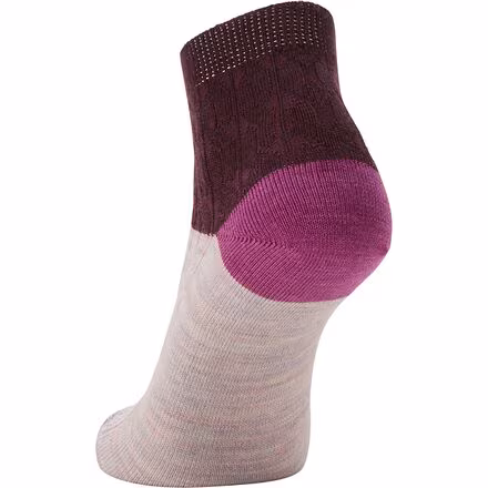 Everyday Cable Ankle Boot Sock - Women's