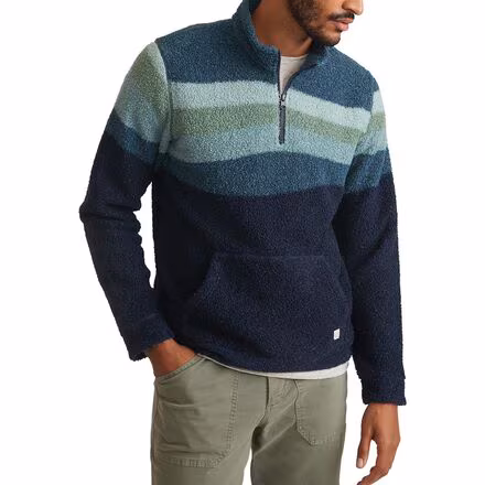 Half-Zip Sherpa Scenic Fleece Jacket - Men's