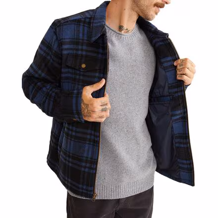 Plaid Zip Jacket - Men's
