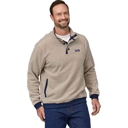 Shearling Button Pullover Fleece - Men's
