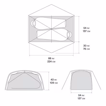 Mineral King 2 Tent: 2-Person 3-Season