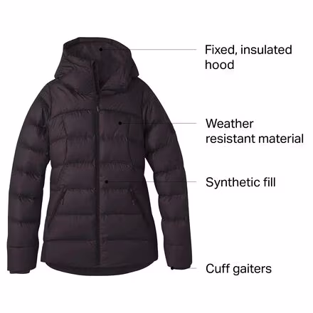 Coldfront Down Hooded Jacket - Women's