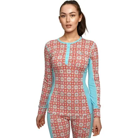 Rose Long-Sleeve Crew Top - Women's