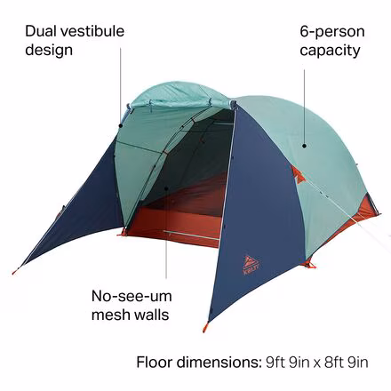 Rumpus 6P Tent: 6-Person 3-Season