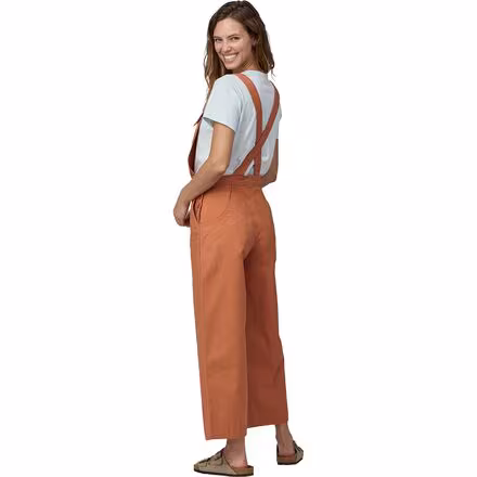 Stand Up Cropped Overalls - Women's