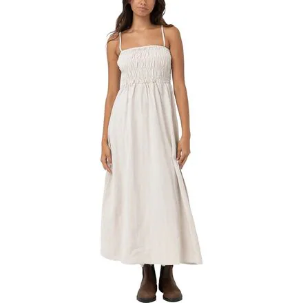Classic Shirred Midi Dress - Women's