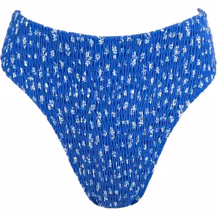 Elodie Floral Smocked Hi Waist Bikini Bottom - Women's
