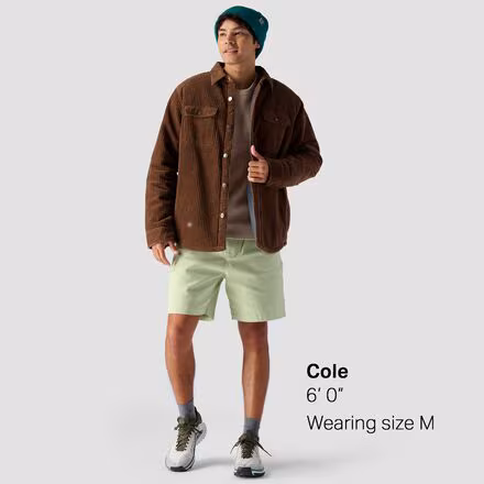 Corduroy High Pile Fleece Lined Shirt Jacket - Men's