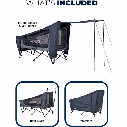 BlockOut Cot Tent: 1-Person