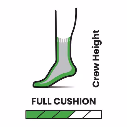 Hike Full Cushion Margarita Crew Sock - Kids'