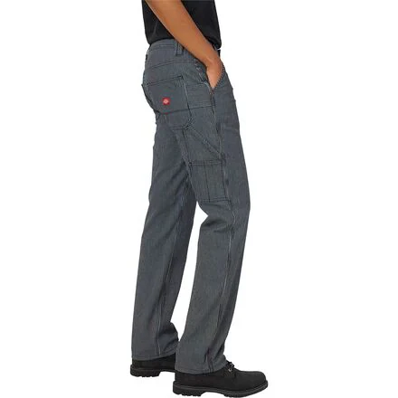 Hickory Stripe Carpenter Pant Straight - Women's