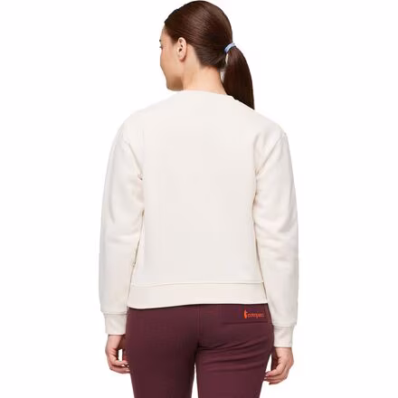Traveling Llama Organic Crew Sweatshirt - Women's