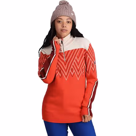 Voss Ski Knit Half Zip Sweater - Women's