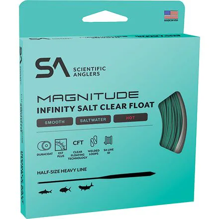 Magnitude Smooth Infinity Salt 12ft Clear Float Tip Line
