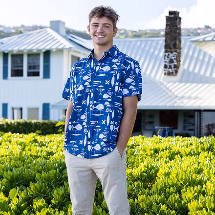 Recycled Kiholo Bay Aloha Shirt - Men's