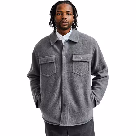 Wool Long-Sleeve Overshirt - Men's