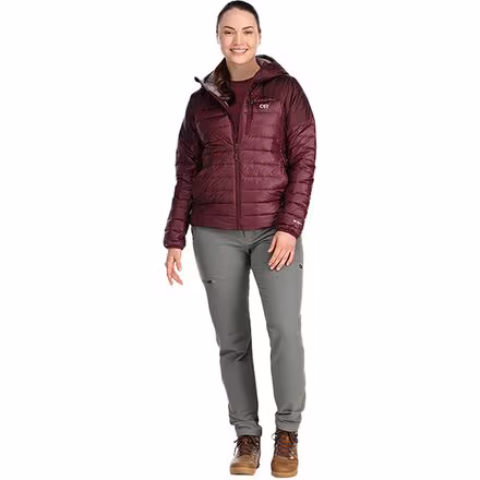 Helium Down Hooded Jacket - Women's