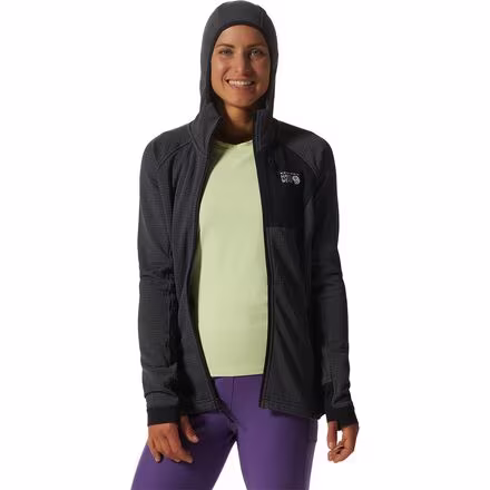 Polartec Power Grid Full-Zip Hooded Jacket- Women's