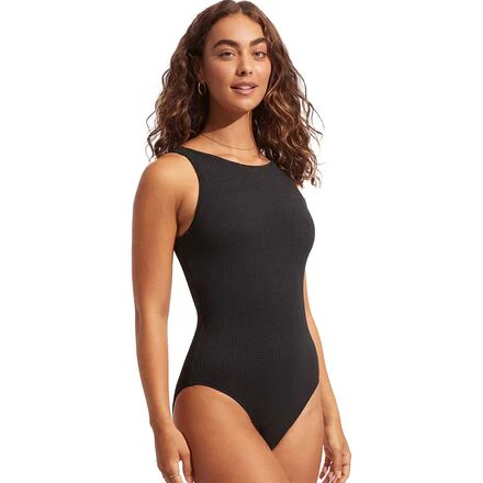 Seadive High Neck Maillot One-Piece Swim Suit - Women's