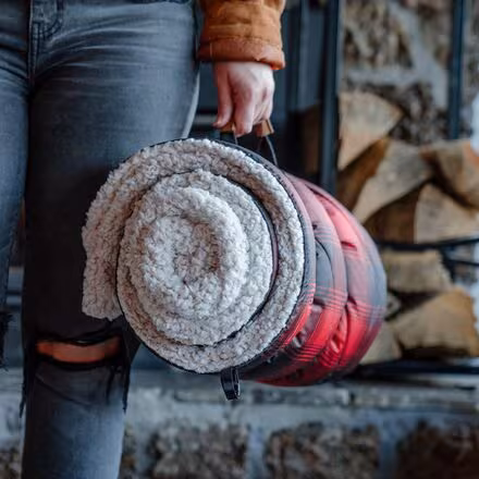 Sherpa Puffy 1-Person Blanket