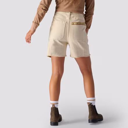Cotton Canvas Workwear Short - Women's