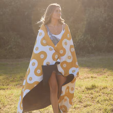 Botanical Waves Quick-Dry Picnic Blanket