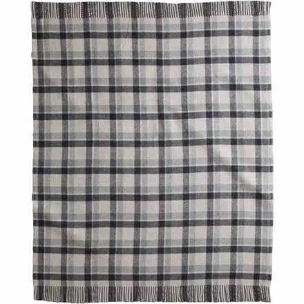 Eco-Wise Wool Washable Fringe Throw Blanket