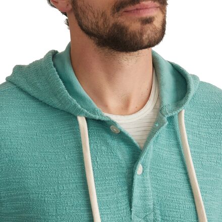 Textured Terry Beach Pullover Hoodie - Men's