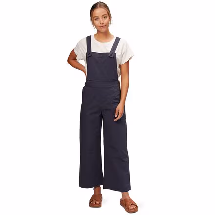 Stand Up Cropped Overalls - Women's