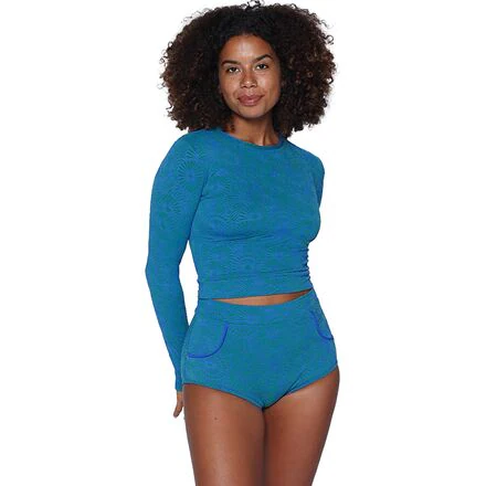 Palomar Cropped Top Rashguard - Women's